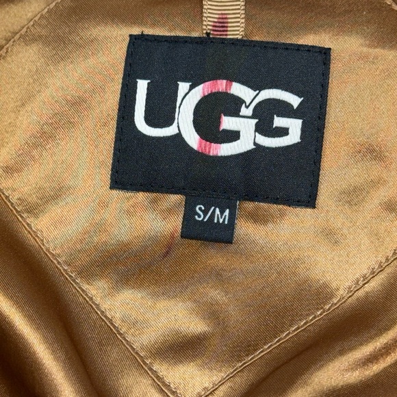 UGG ALESANDRA FAUX FUR WRAP COAT - Picture 3 of 3